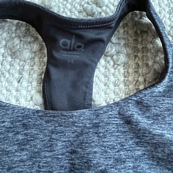 Alosoft Serenity Bra Tank - Charcoal - Picture 3 of 3